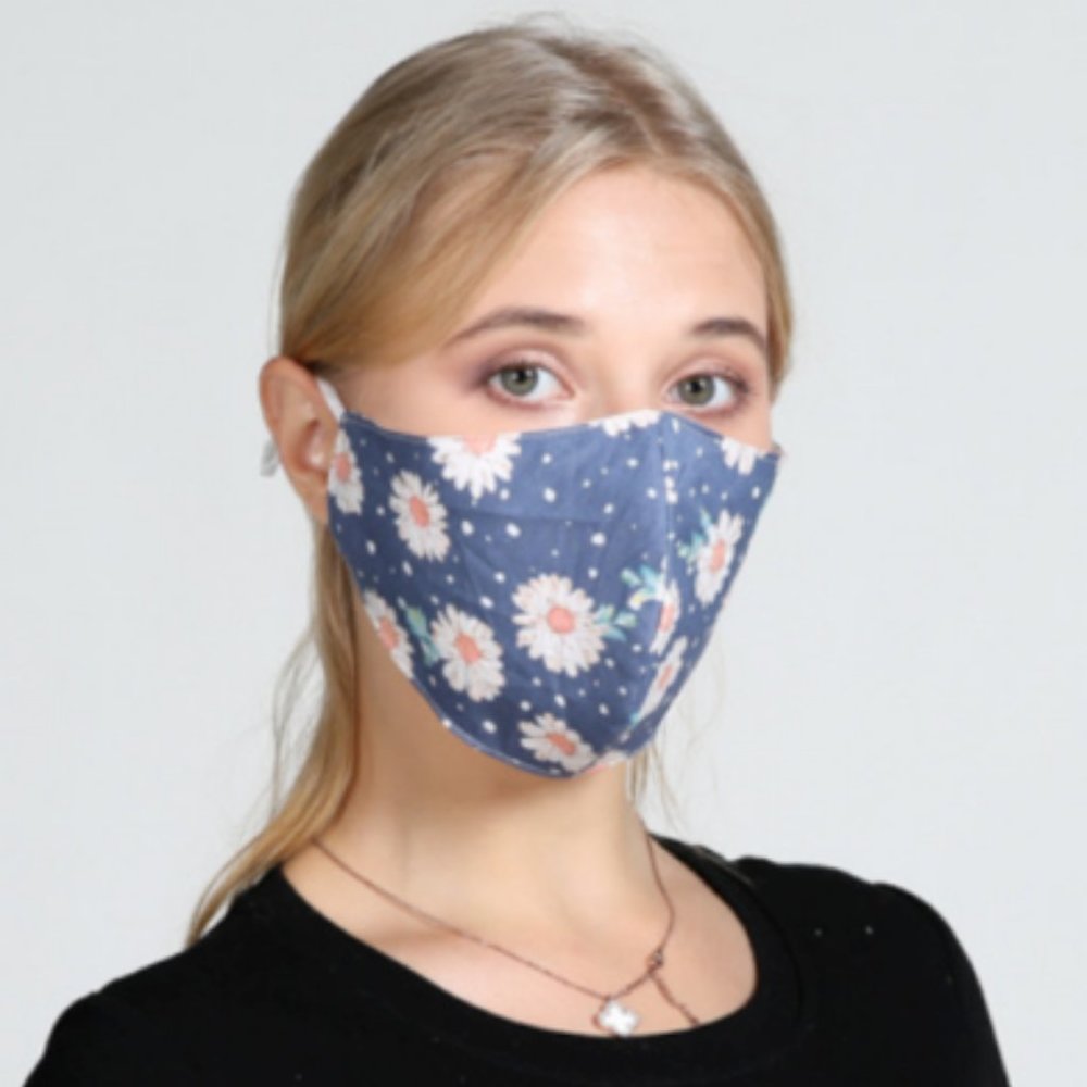 100% Cotton Fashion Face Mask Reusable